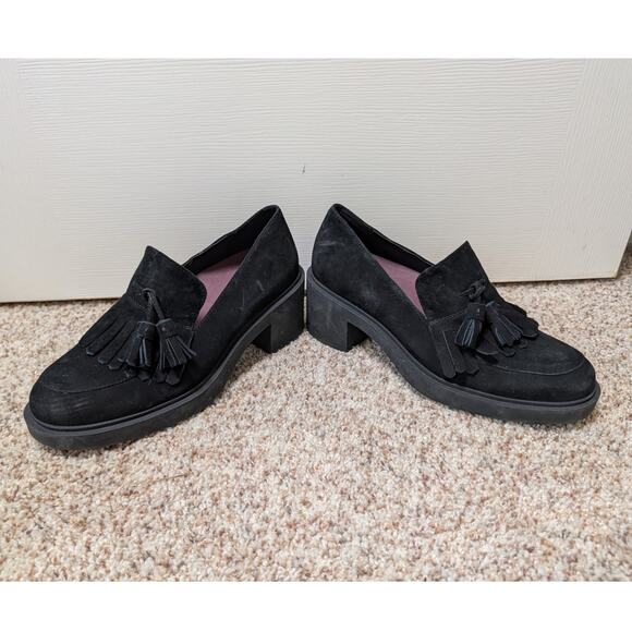 AEROSOLES GIBES Black Suede, tasseled Loafer/Women's Dress Shoes/pumps; size 8 - Picture 9 of 13